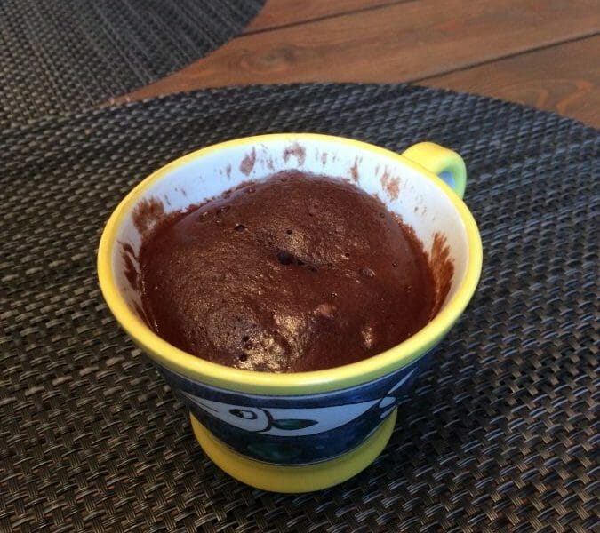 Cliquez pour zoomer ! Mug cake poires chocolat Thermomix par Louisor
