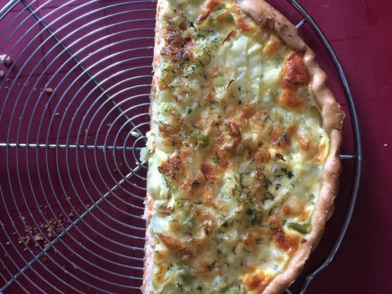 Cliquez pour zoomer ! Tarte au fenouil et saumon Thermomix par Louisor
