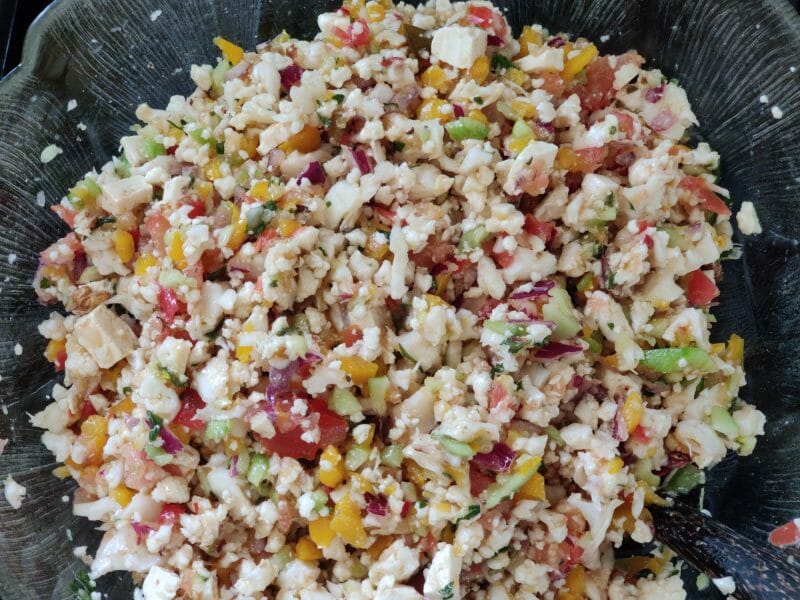 Taboulé de chou-fleur au Thermomix - Cookomix