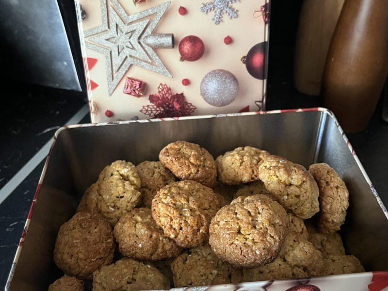 Cliquez pour zoomer ! Biscuits cacahuètes et flocons d’avoine Thermomix par Mi ange mi demon