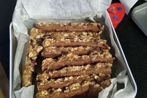 Cliquez pour zoomer ! Barres de céréales à l’avoine, noisettes, banane et chocolat Thermomix par Anne_So_1