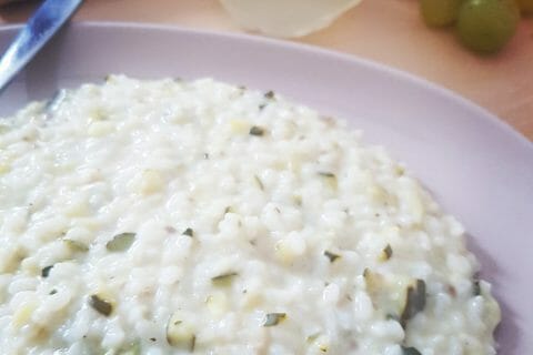 Cliquez pour zoomer ! Risotto champignons et courgettes Thermomix par Bouhadfane