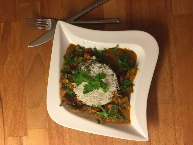 Cliquez pour zoomer ! Curry de boeuf Thermomix par Taima