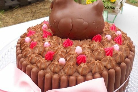 Cliquez pour zoomer ! Gâteau lapin de Pâques Thermomix par SophiedeLaPampa