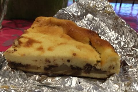 Cliquez pour zoomer ! Gâteau à la faisselle, poires et chocolat Thermomix par cha29