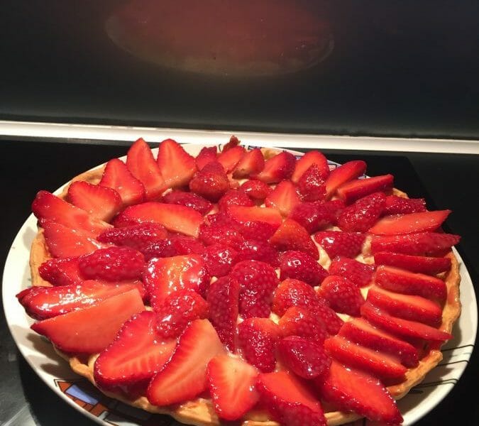 Cliquez pour zoomer ! Tarte aux fraises Thermomix par Chipine