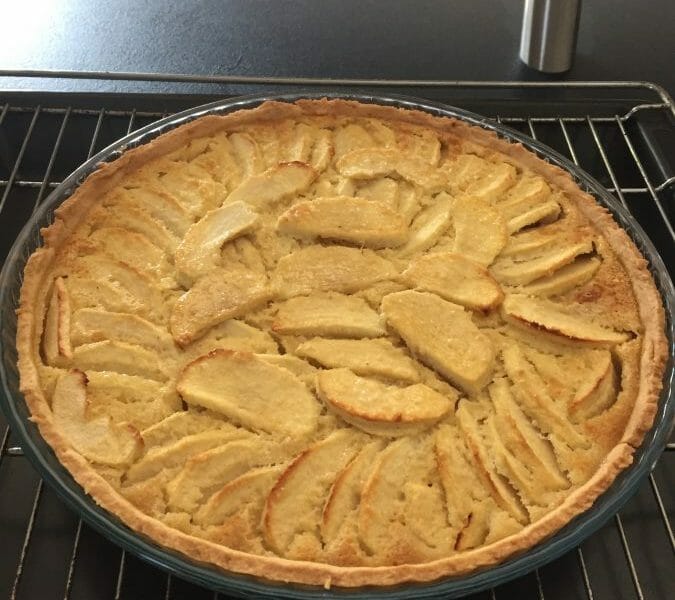 Cliquez pour zoomer ! Tarte normande aux pommes Thermomix par Chipine