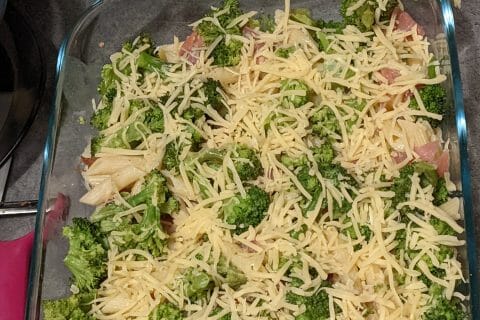 Cliquez pour zoomer ! Gratin de pâtes au brocoli Thermomix par lionneye