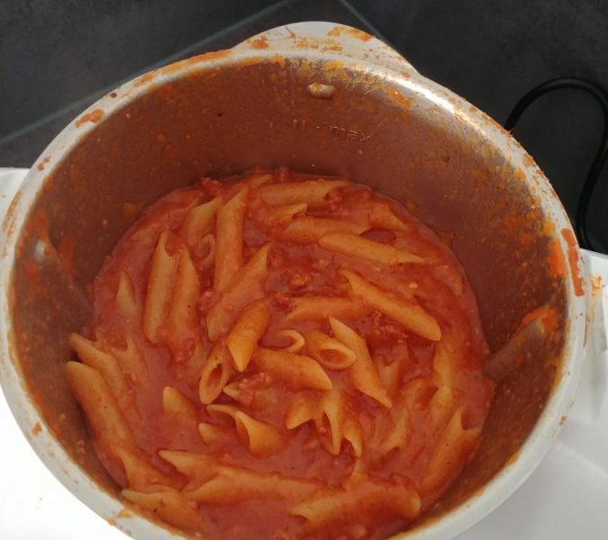 Cliquez pour zoomer ! Penne au chorizo Thermomix par Mamzel_elow