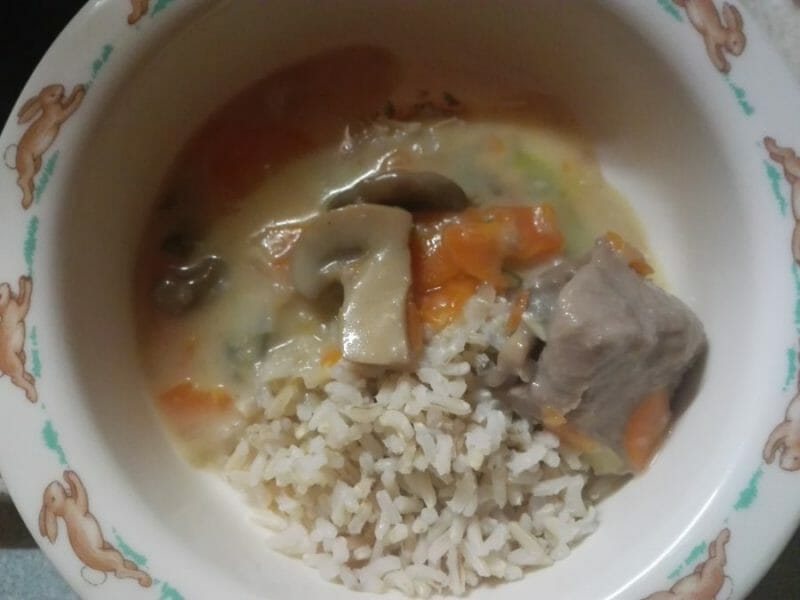 Cliquez pour zoomer ! Blanquette de veau Thermomix par Marie Chris