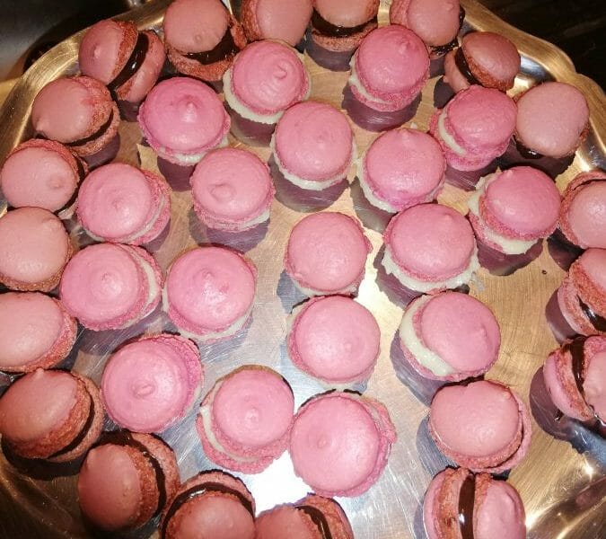 Cliquez pour zoomer ! Ganaches coco et fraise tagada pour macarons Thermomix par alinou