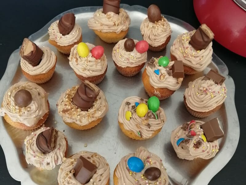 Cliquez pour zoomer ! Cupcakes Kinder Thermomix par alinou