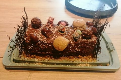 Cliquez pour zoomer ! Bûche Ferrero Rocher Thermomix par alinou