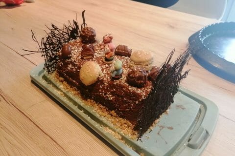 Cliquez pour zoomer ! Bûche Ferrero Rocher Thermomix par alinou