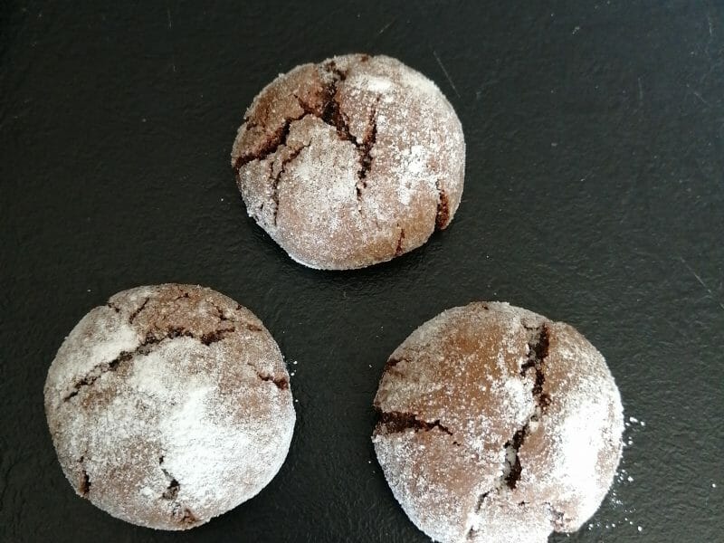 Cliquez pour zoomer ! Craquelés au chocolat Thermomix par alinou