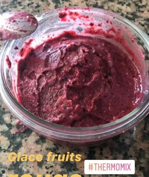 Cliquez pour zoomer ! Sorbet framboise Thermomix par Khadra