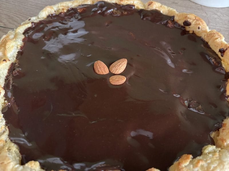 Cliquez pour zoomer ! Tarte poires, amandes, chocolat Thermomix par kathleen-08