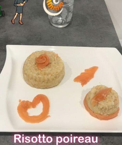 Cliquez pour zoomer ! Risotto poireaux et saumon fumé Thermomix par Marie_6