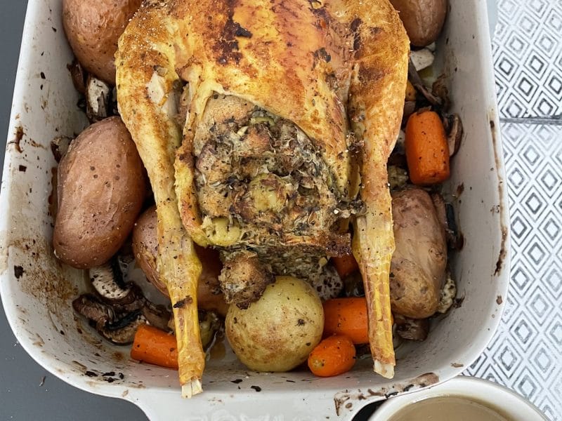 Cliquez pour zoomer ! Poulet farci ail et olives vertes Thermomix par laurarguez24