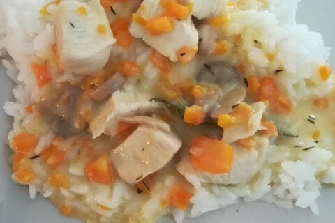Cliquez pour zoomer ! Blanquette de poulet au Thermomix