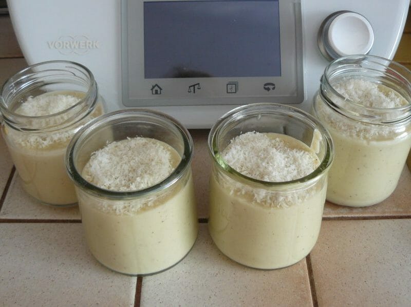 Cliquez pour zoomer ! Crème dessert à la noix de coco Thermomix par Chouquette85