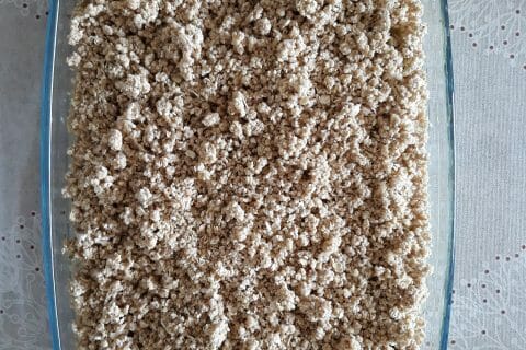 Cliquez pour zoomer ! Crumble courgettes, basilic et parmesan au Thermomix