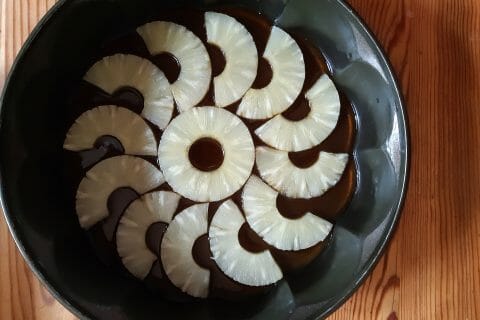 Cliquez pour zoomer ! Gâteau renversé à l’ananas au Thermomix