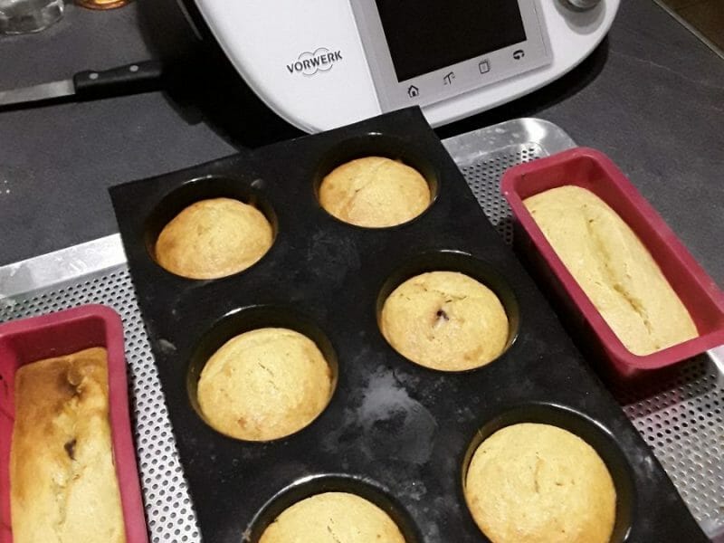 Cliquez pour zoomer ! Muffins à la banane Thermomix par AnaPav