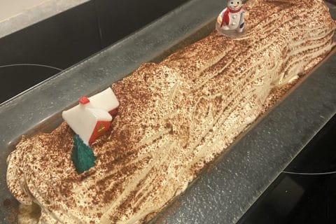 Cliquez pour zoomer ! Bûche Tiramisu Thermomix par Sabine66250