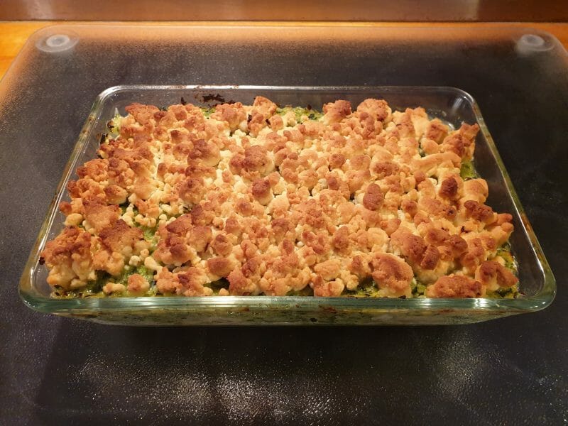 Cliquez pour zoomer ! Crumble poulet, courgettes et parmesan Thermomix par cordo1983