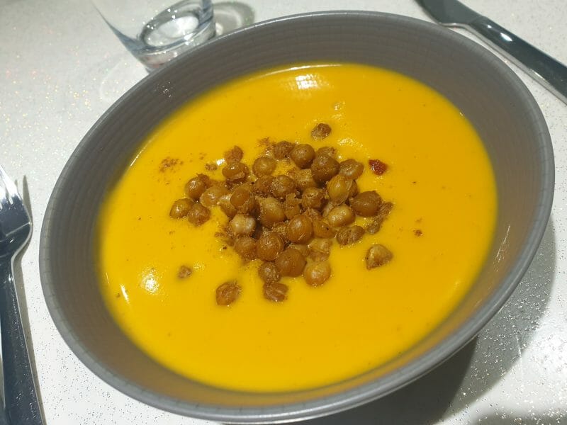 Velouté de patate douce au lait de coco au Thermomix - Cookomix