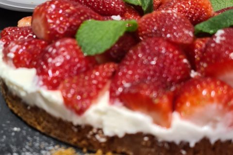 Cliquez pour zoomer ! Tarte aux fraises sans cuisson Thermomix par cordo1983