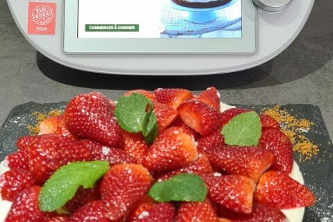 Cliquez pour zoomer ! Tarte aux fraises sans cuisson Thermomix par cordo1983