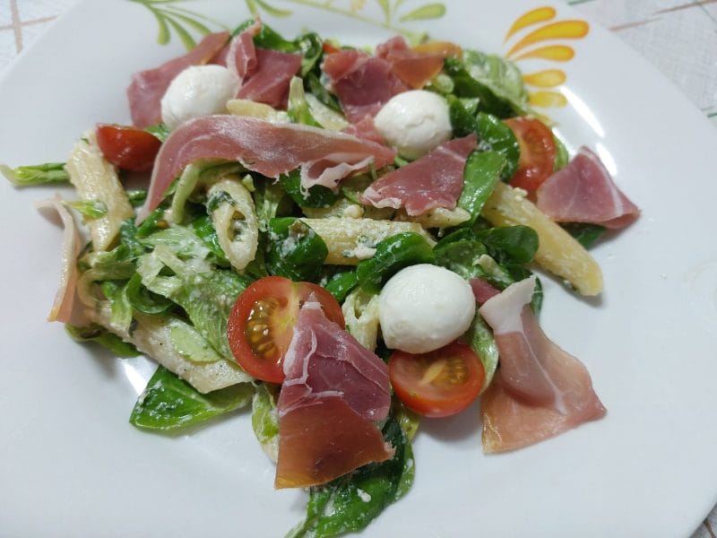 Cliquez pour zoomer ! Salade de penne à l’italienne Thermomix par ysabelle_30