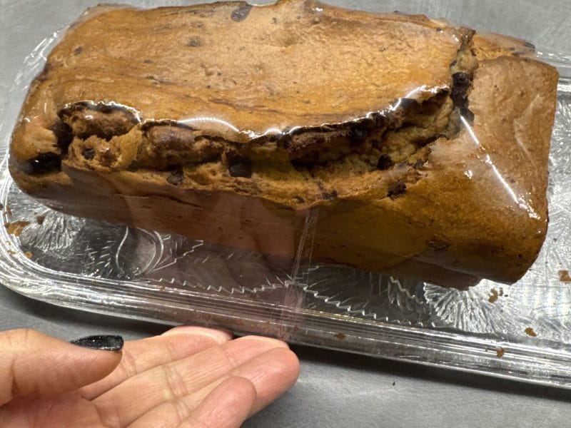 Cliquez pour zoomer ! Cake banane et pépites de chocolat Thermomix par christine_13240