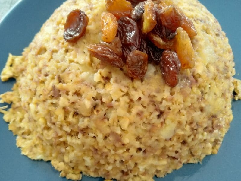 Cliquez pour zoomer ! Bowl cake banane et pépites de chocolat Thermomix par sindou