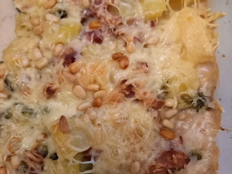 Cliquez pour zoomer ! Gratin de pommes de terre et brocolis Thermomix par kevana