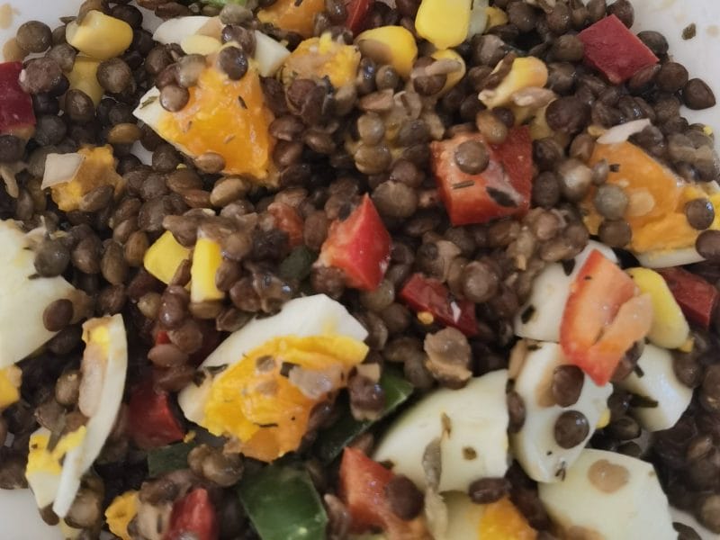 Cliquez pour zoomer ! Salade de lentilles Thermomix par aurelie_pe_1985