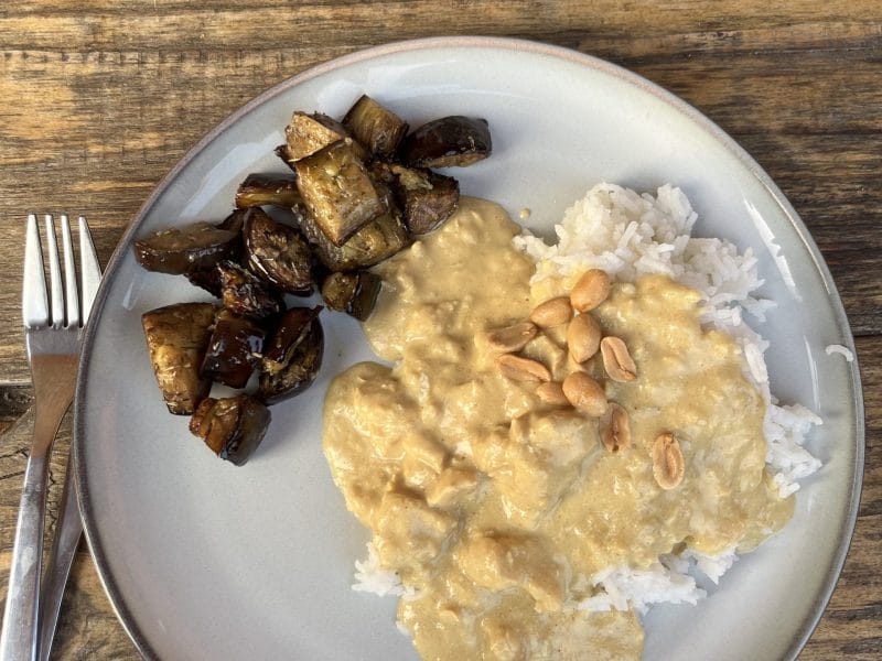 Cliquez pour zoomer ! Effiloché de poulet aux cacahuètes Thermomix par Naïs