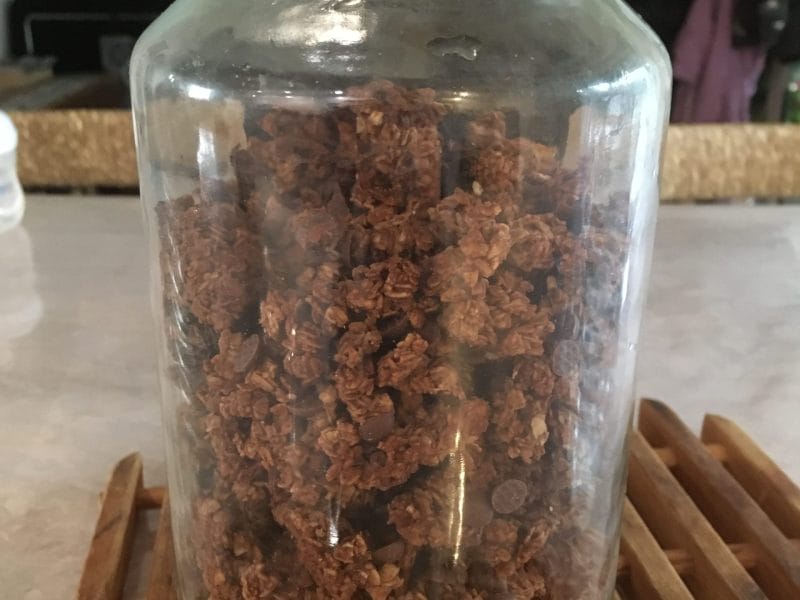 Cliquez pour zoomer ! Granola au chocolat Thermomix par Naïs