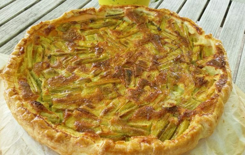 Cliquez pour zoomer ! Tarte à la rhubarbe Thermomix par TitePoups