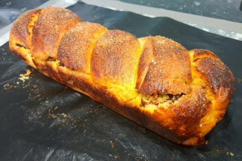 Cliquez pour zoomer ! Cozonac – Brioche roumaine aux noix et chocolat Thermomix par TitePoups