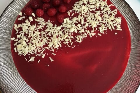 Cliquez pour zoomer ! Bavarois aux framboises Thermomix par Sabrinachouchou