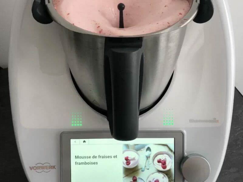 Cliquez pour zoomer ! Mousse de fraises Thermomix par Rosie_btl