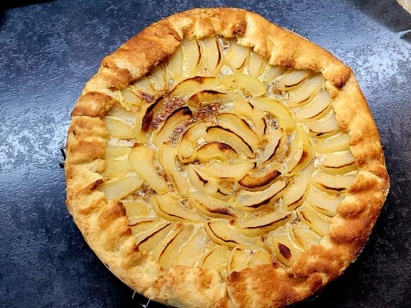 Cliquez pour zoomer ! Tarte rustique poire pécan Thermomix par eclair39