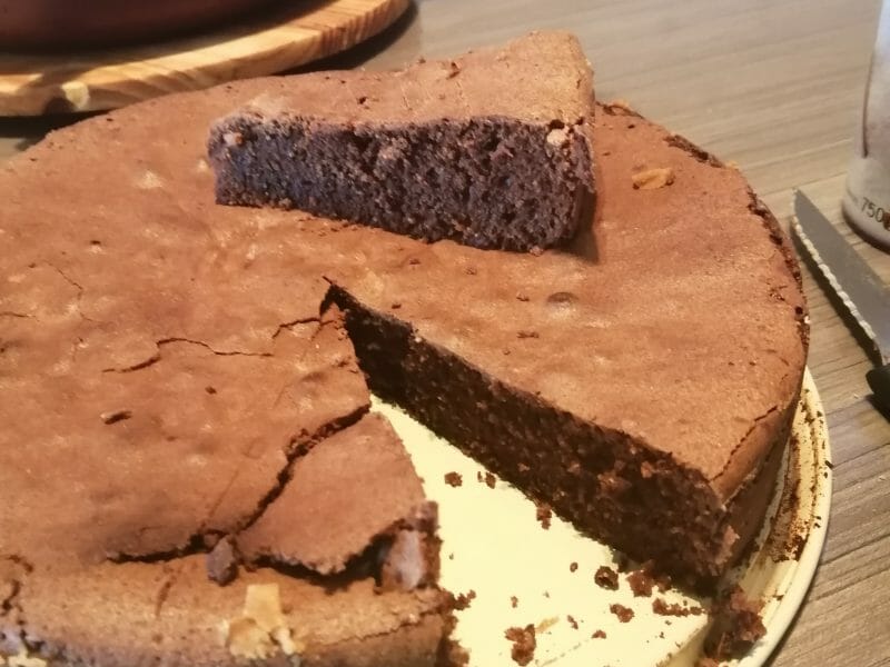 Cliquez pour zoomer ! Gâteau macaroné au chocolat Thermomix par Samantha.63700