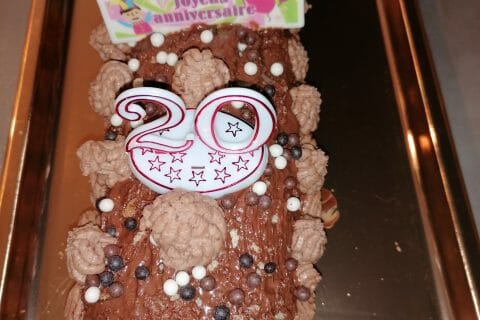 Cliquez pour zoomer ! Bûche Ferrero Rocher Thermomix par Cendrillon13220