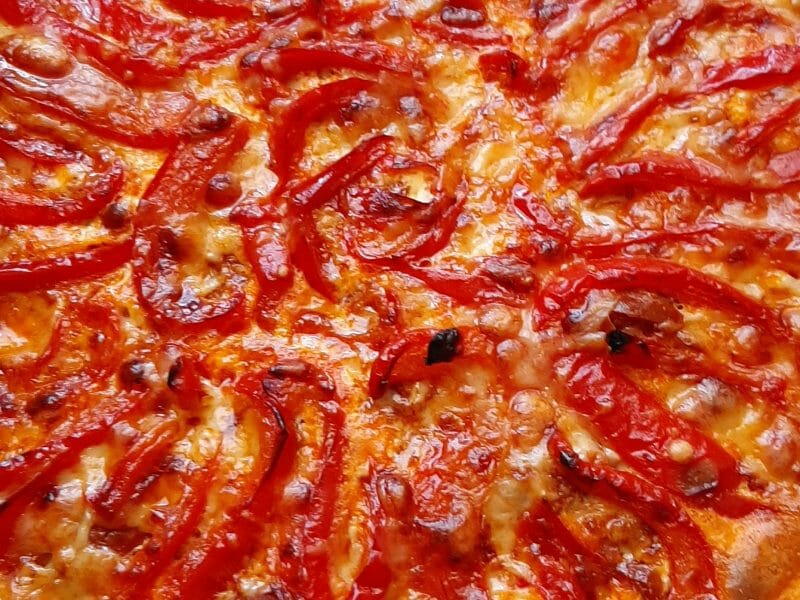 Cliquez pour zoomer ! Quiche poivrons et chorizo Thermomix par Offlof