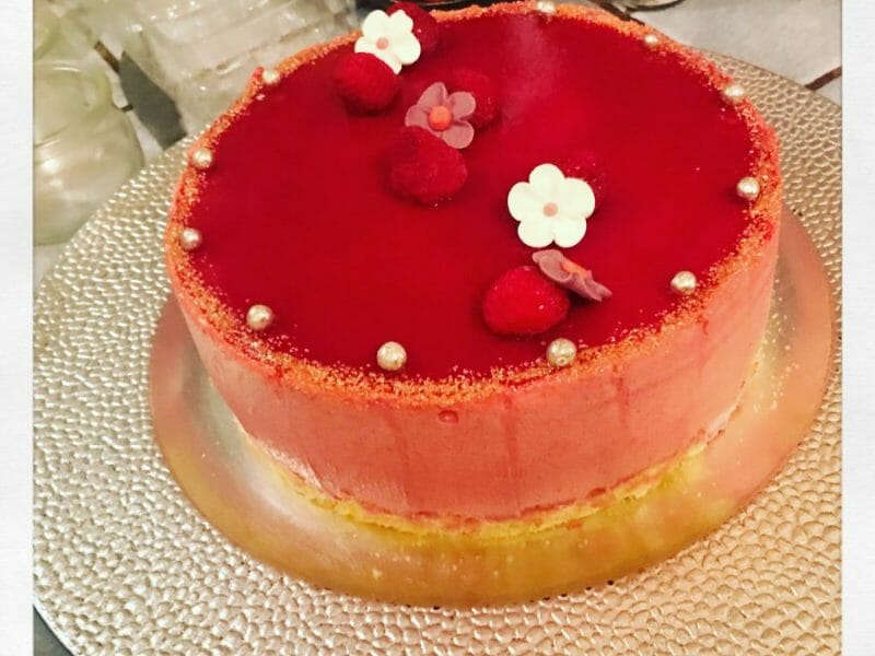 Cliquez pour zoomer ! Bavarois aux framboises Thermomix par R-one