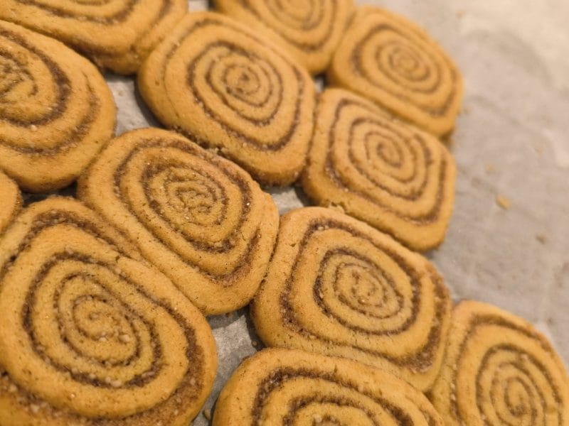 Cliquez pour zoomer ! Spirales amande et cannelle Thermomix par sandy30490